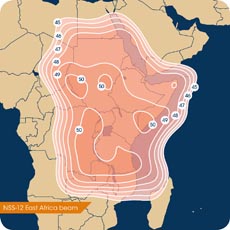 NSS-12 Ku-band East Africa Beam